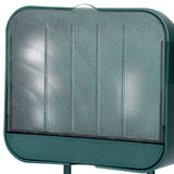 Soap Holder Punch Free Wall Mounted Durable PP Double Layer Double Hook Design Soap Storage Box for Bathroom Green - 45-Degree Angle