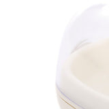 Soap Box Double Layer Cute Cartoon Whale Shape Waterproof Drainage Soap Container with Flip Lid for Bathroom White