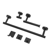 Stainless Steel Towel Bar Matte Black Rust Proof Waterproof Bathroom Towel Bar Rack for Kitchen Laundry
