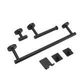 Stainless Steel Towel Bar Matte Black Rust Proof Waterproof Bathroom Towel Bar Rack for Kitchen Laundry