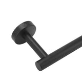 Stainless Steel Towel Bar Matte Black Rust Proof Waterproof Bathroom Towel Bar Rack for Kitchen Laundry - Extra Image