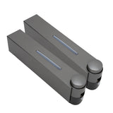 Wall Mounted Liquid Soap Dispensers Back Stick Type Plastic Shampoo Dispenser for Home Hotel School Toilet Grey 6028 2 Cups