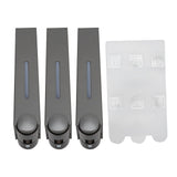 Wall Mounted Liquid Soap Dispensers Back Stick Type Plastic Shampoo Dispenser for Home Hotel School Toilet Grey 6028 3 Cups