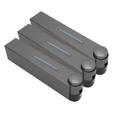 Wall Mounted Liquid Soap Dispensers Back Stick Type Plastic Shampoo Dispenser for Home Hotel School Toilet Grey 6028 3 Cups