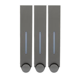 Wall Mounted Liquid Soap Dispensers Back Stick Type Plastic Shampoo Dispenser for Home Hotel School Toilet Grey 6028 3 Cups