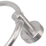 Bathroom Hardware Set with Towel Rings Towel Bar Tissue Holder 5 Hooks 304 Stainless Steel Bathroom Accessories Set