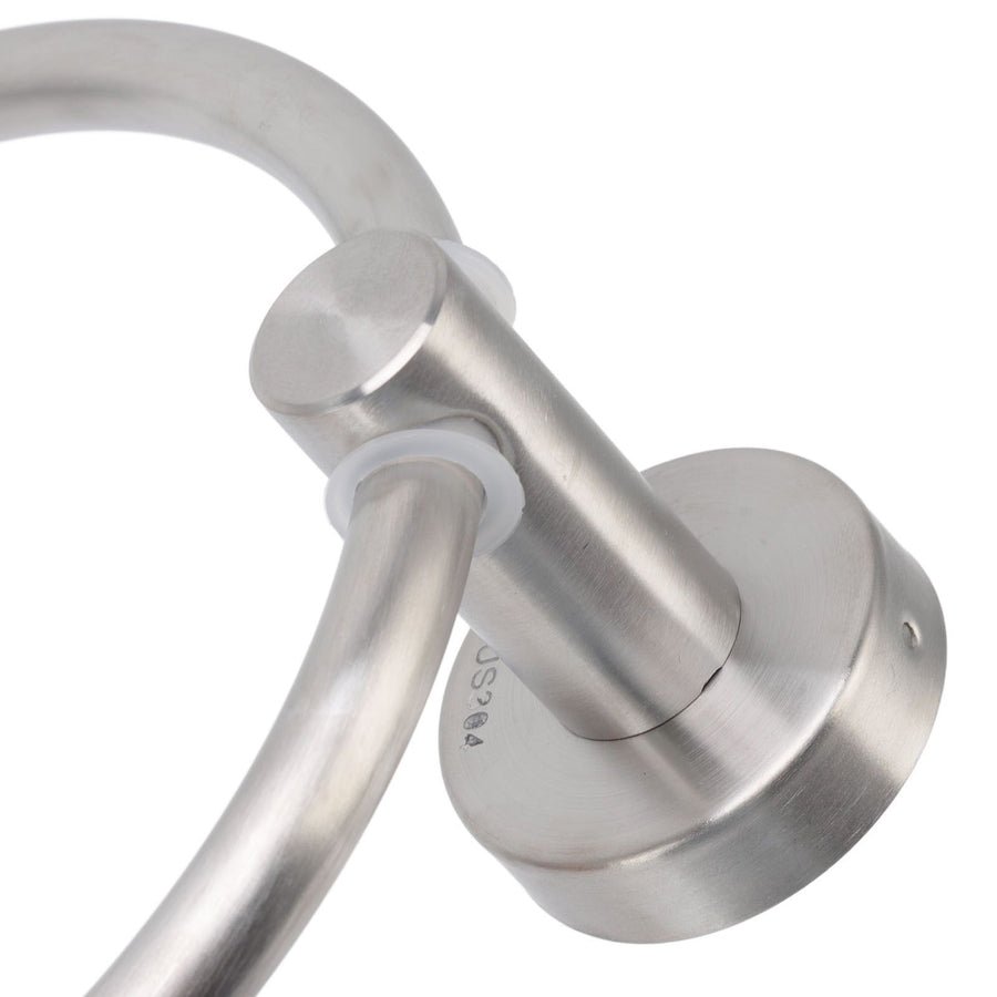 Bathroom Hardware Set with Towel Rings Towel Bar Tissue Holder 5 Hooks 304 Stainless Steel Bathroom Accessories Set