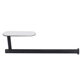 Roll Paper Towel Holders Stainless Steel Under Cabinet Paper Towel Hanging Rack Balck Paper Holder for Bathroom Kitchen