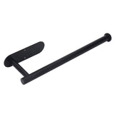 Roll Paper Towel Holders Stainless Steel Under Cabinet Paper Towel Hanging Rack Balck Paper Holder for Bathroom Kitchen - 45-Degree Angle