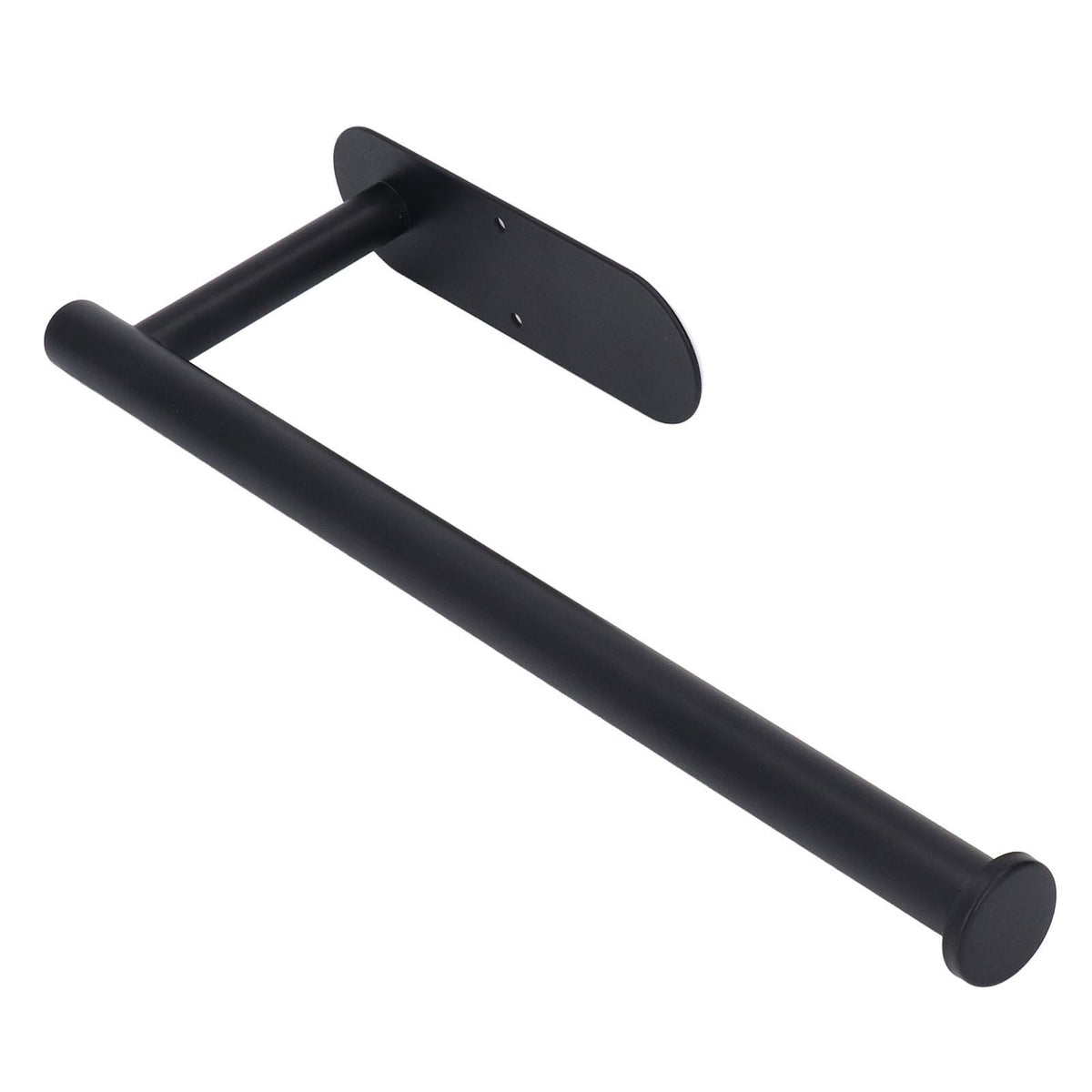 Roll Paper Towel Holders Stainless Steel Under Cabinet Paper Towel Hanging Rack Balck Paper Holder for Bathroom Kitchen