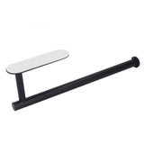 Roll Paper Towel Holders Stainless Steel Under Cabinet Paper Towel Hanging Rack Balck Paper Holder for Bathroom Kitchen