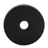 Large Shower Arm Flange 304 Stainless Steel Shower Arm Escutcheon Plate for G1/2in Pipe Replacement Home Black - Rear View