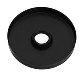 Large Shower Arm Flange 304 Stainless Steel Shower Arm Escutcheon Plate for G1/2in Pipe Replacement Home Black