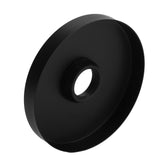 Large Shower Arm Flange 304 Stainless Steel Shower Arm Escutcheon Plate for G1/2in Pipe Replacement Home Black - Extra Image