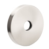 Large Shower Arm Flange 304 Stainless Steel Shower Arm Escutcheon Plate for G1/2in Pipe Replacement Home Brushed - Close-Up Angle