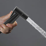 Black 304 Stainless Steel Handheld Pressurized Sprayer with 1.2m Hose and Wall Hook for Toilet Bidet G1/2 Male and Female Thread - Extra Image