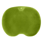 Bathroom Foot Massage Cushion TPE Foot Rub Pad Wall Mountable Foot Massager Mats with Suction Cup Green