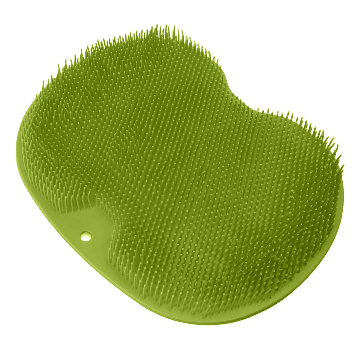 Bathroom Foot Massage Cushion TPE Foot Rub Pad Wall Mountable Foot Massager Mats with Suction Cup Green