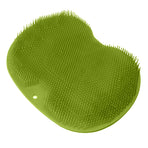 Bathroom Foot Massage Cushion TPE Foot Rub Pad Wall Mountable Foot Massager Mats with Suction Cup Green