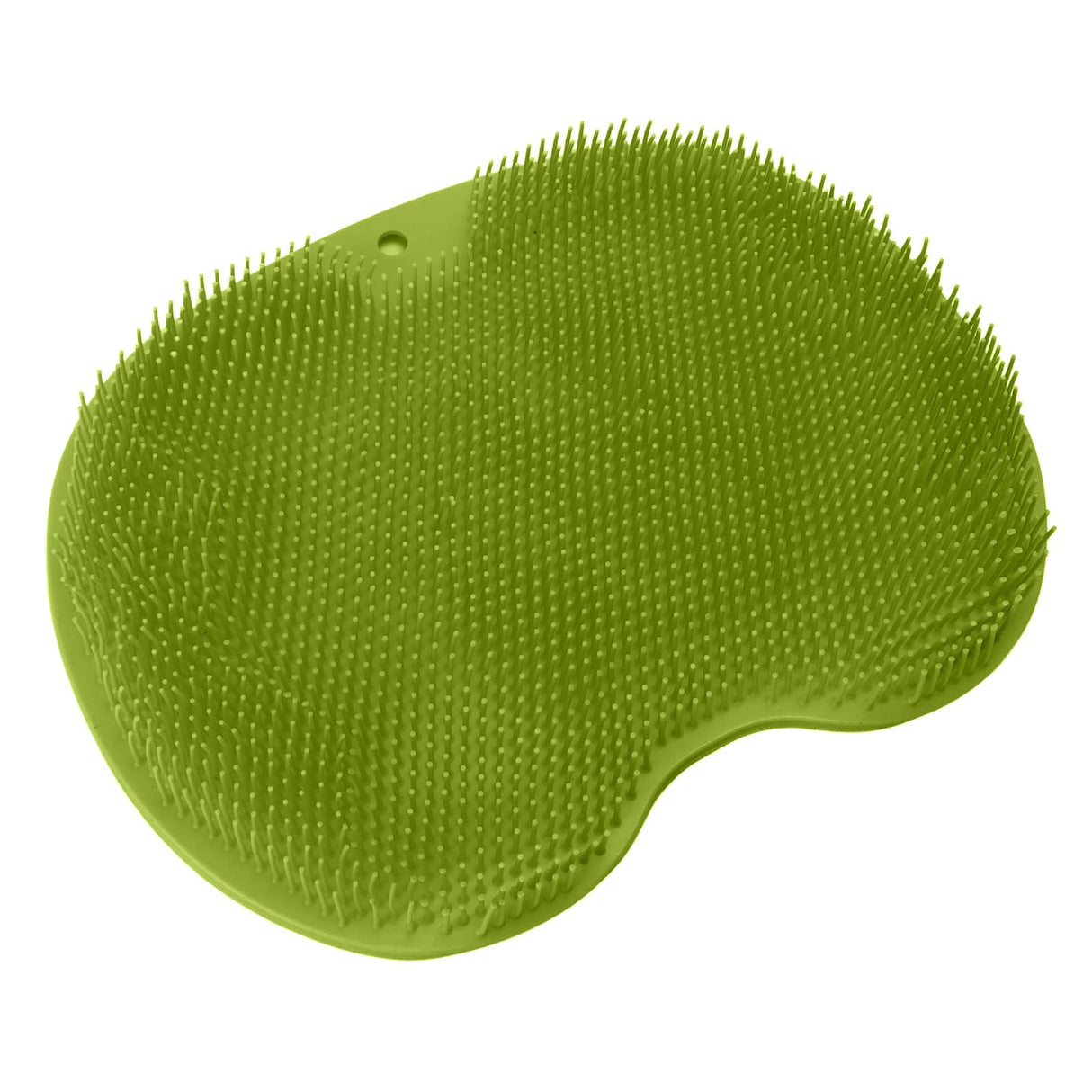 Bathroom Foot Massage Cushion TPE Foot Rub Pad Wall Mountable Foot Massager Mats with Suction Cup Green