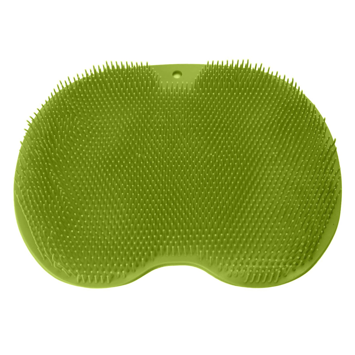 Bathroom Foot Massage Cushion TPE Foot Rub Pad Wall Mountable Foot Massager Mats with Suction Cup Green