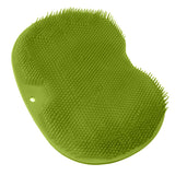 Bathroom Foot Massage Cushion TPE Foot Rub Pad Wall Mountable Foot Massager Mats with Suction Cup Green - Extra Image