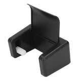 Toilet Roll Paper Holder Plastic Black Wall Mounted Self Adhesive No Punching Container for Bathroom Kitchen