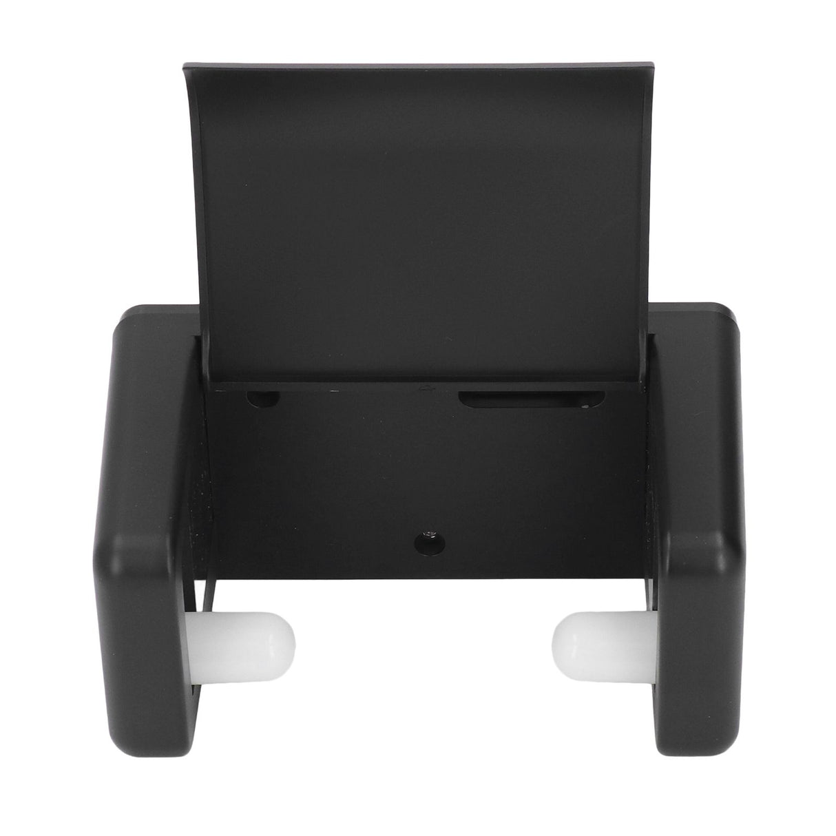 Toilet Roll Paper Holder Plastic Black Wall Mounted Self Adhesive No Punching Container for Bathroom Kitchen