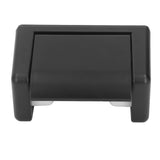 Toilet Roll Paper Holder Plastic Black Wall Mounted Self Adhesive No Punching Container for Bathroom Kitchen