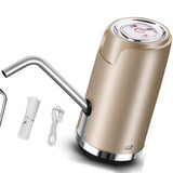 Water Dispenser ABS Electric USB Intelligent Quantitative Spray Lacquer Drink Pump for Outdoor Golden