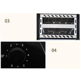 BH 002 Automatic Toaster Multifunctional 2 Slice Toaster Home Breakfast Machine AC 220V Black
