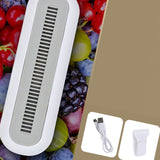 Ozone Purifier Fruit Vegetable Deodorization Ordor Removal Freshness Retain for Refrigerator Bathroom Shoe Cabinet White