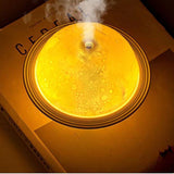 Humidifier 3 Colour Mode Large Capacity Mist Vaporizer Sprayer Home Decoration for Office White