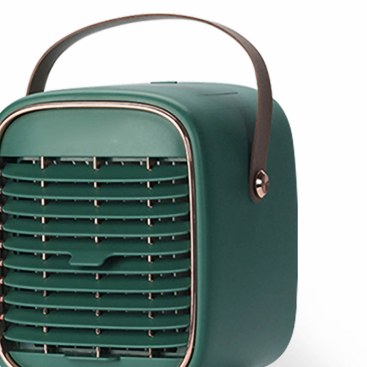 Air Conditioner Cooling Fan Silent USB Evaporative Cooler with Portable Carrying Strap for Home Office Car Green