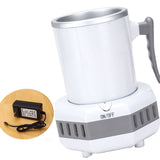 Quick Cooling Cup Easy Operation Portable Great Performance Cup Cooler for Office Dormitory AC 220V CN Plug White - Side View