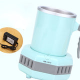 Quick Cooling Cup Easy Operation Portable Great Performance Cup Cooler for Office Dormitory AC 220V CN Plug Blue