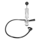 4in Thread Beer Keg Pump Stainless Steel Keg Party Pump with Tap for American D System Kegs - Front View