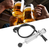 4in Thread Beer Keg Pump Stainless Steel Keg Party Pump with Tap for American D System Kegs