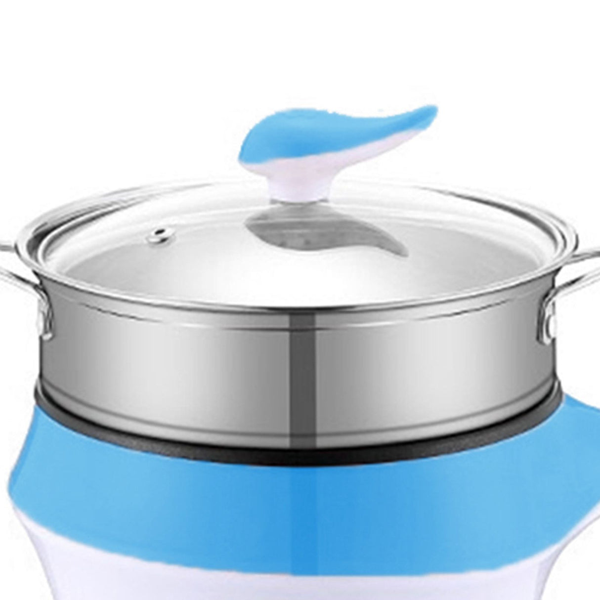 Electric Cooker Multifunctional Two Speed Portable Mini Electric Frying Pan Wok Rice Cooker for Student Dormitory (AU 220V)