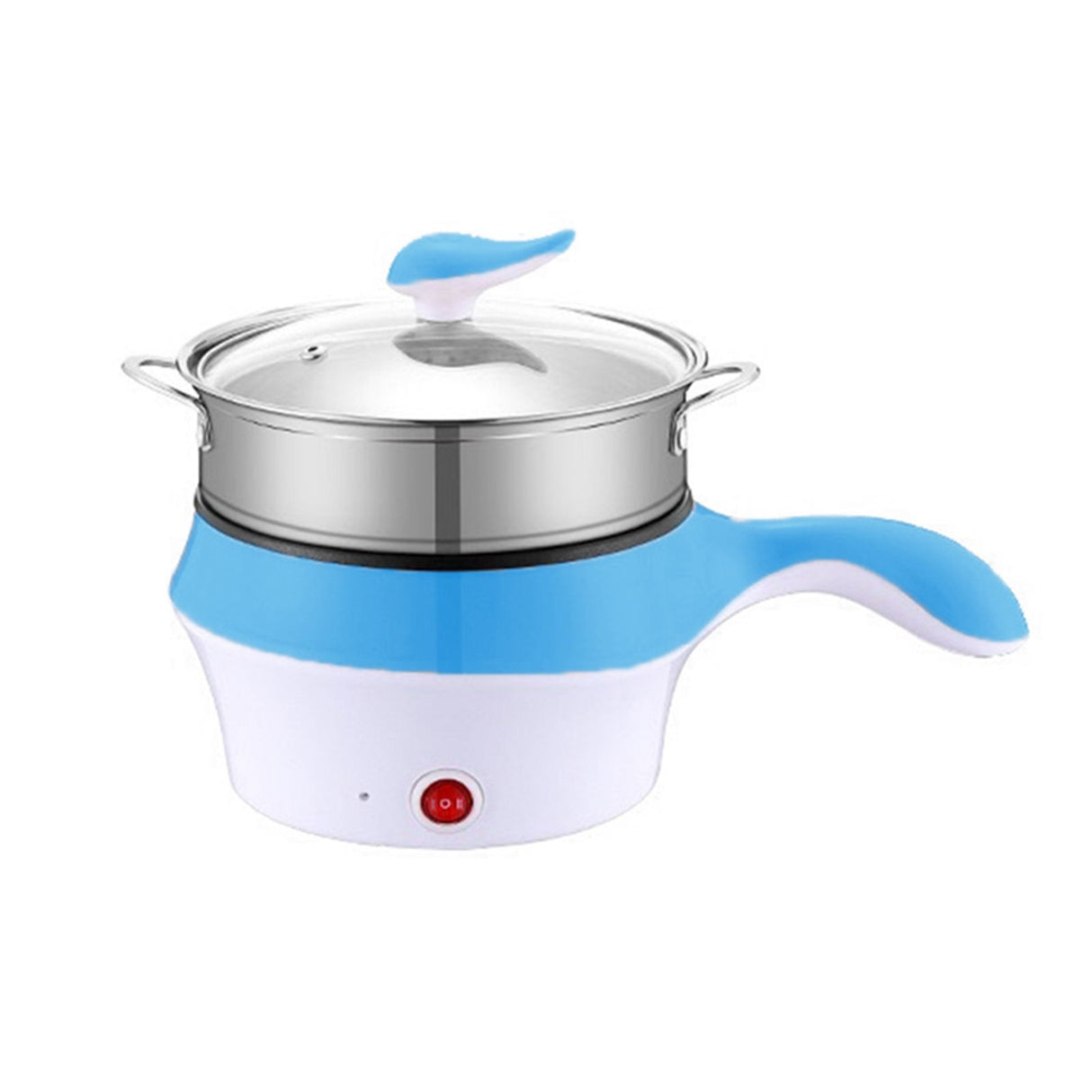 Electric Cooker Multifunctional Two Speed Portable Mini Electric Frying Pan Wok Rice Cooker for Student Dormitory (AU 220V)