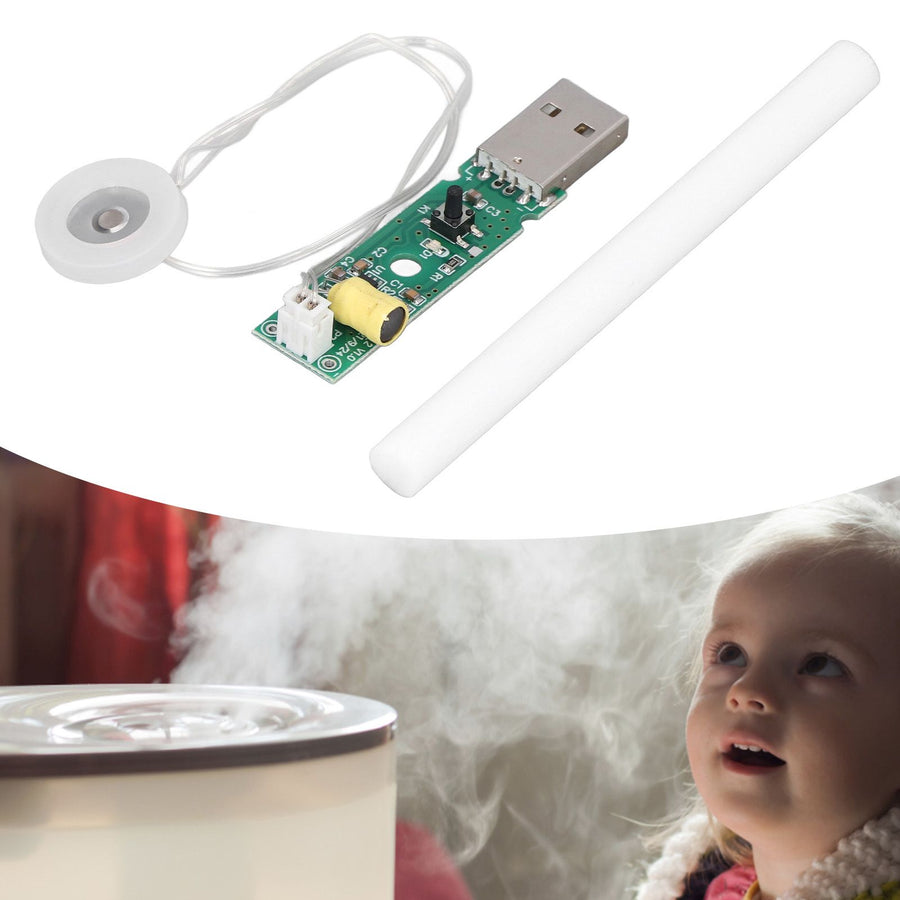 Atomization Module with Switch Control Timing Shutdown Ultrasonic Humidifier 740 Holes 5μm Microporous Atomization Disc