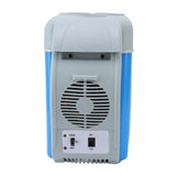 Car Fridge 12V DC Power Supply Cold Warm Dual Use Electric Cooler Summer Refrigeration Portable Mini Car Refrigerator for Cars - Rear View