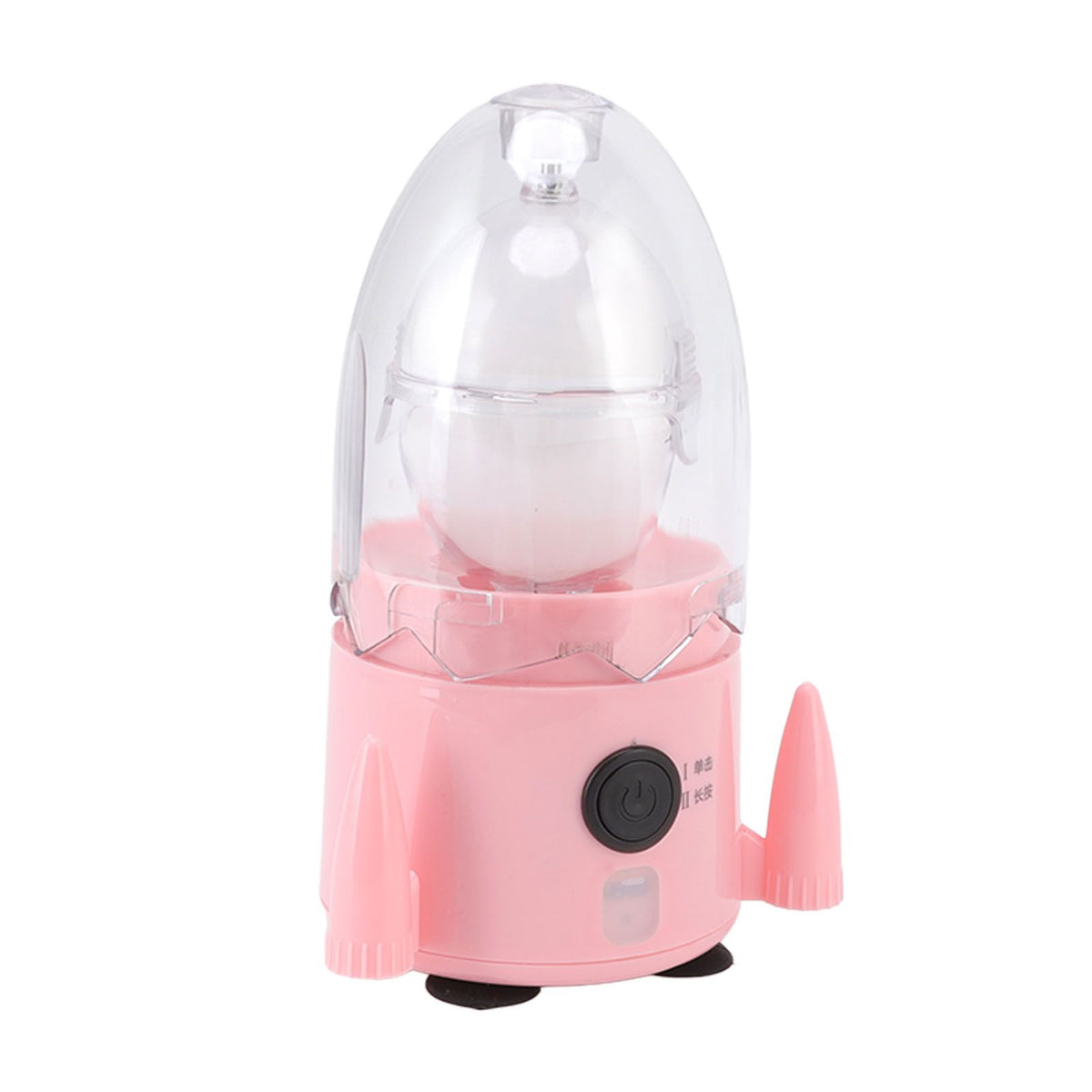 Egg Spinner Rechargeable Silicone Bottom Food Grade ABS Material Golden Egg Shakers for Home 15W 5V Pink