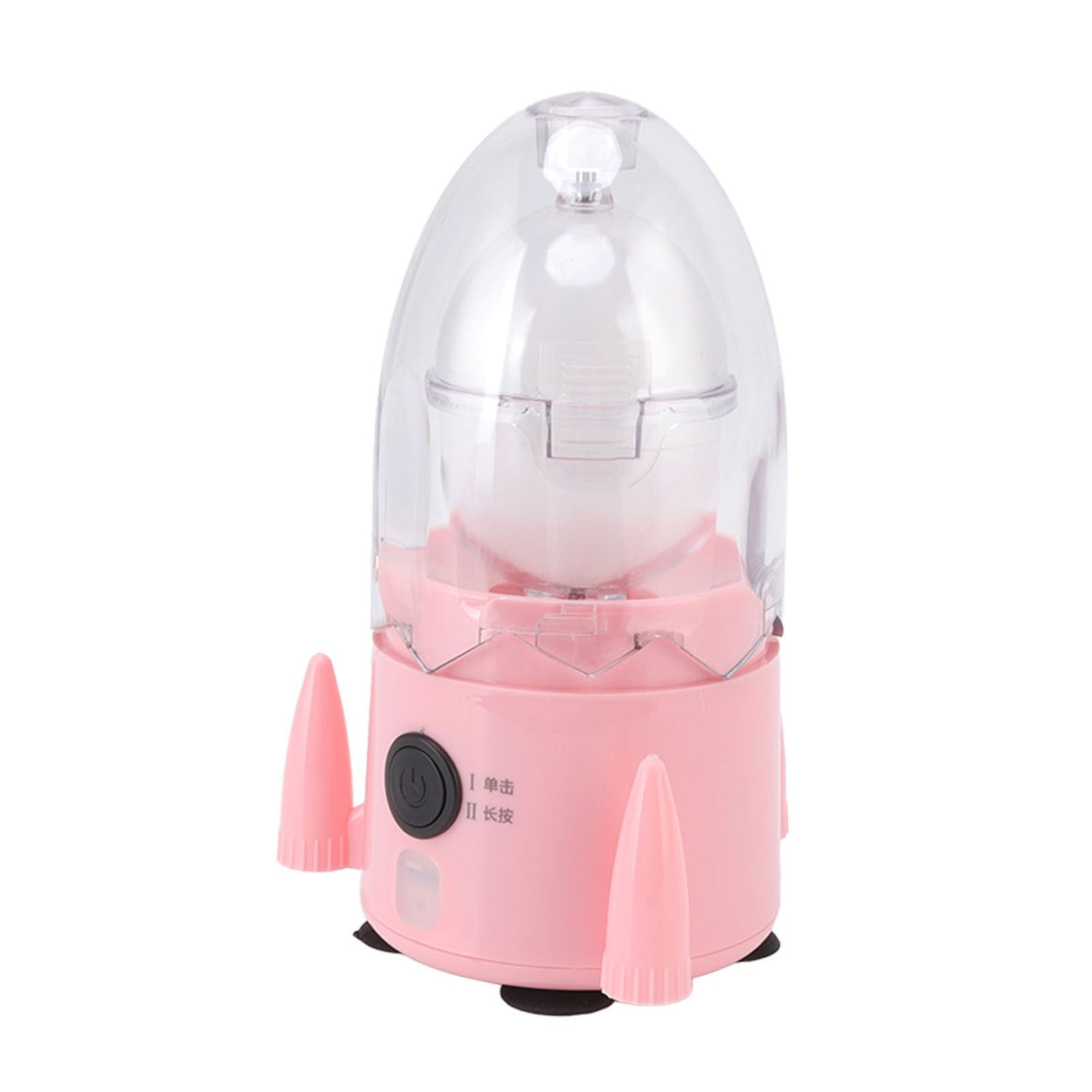 Egg Spinner Rechargeable Silicone Bottom Food Grade ABS Material Golden Egg Shakers for Home 15W 5V Pink