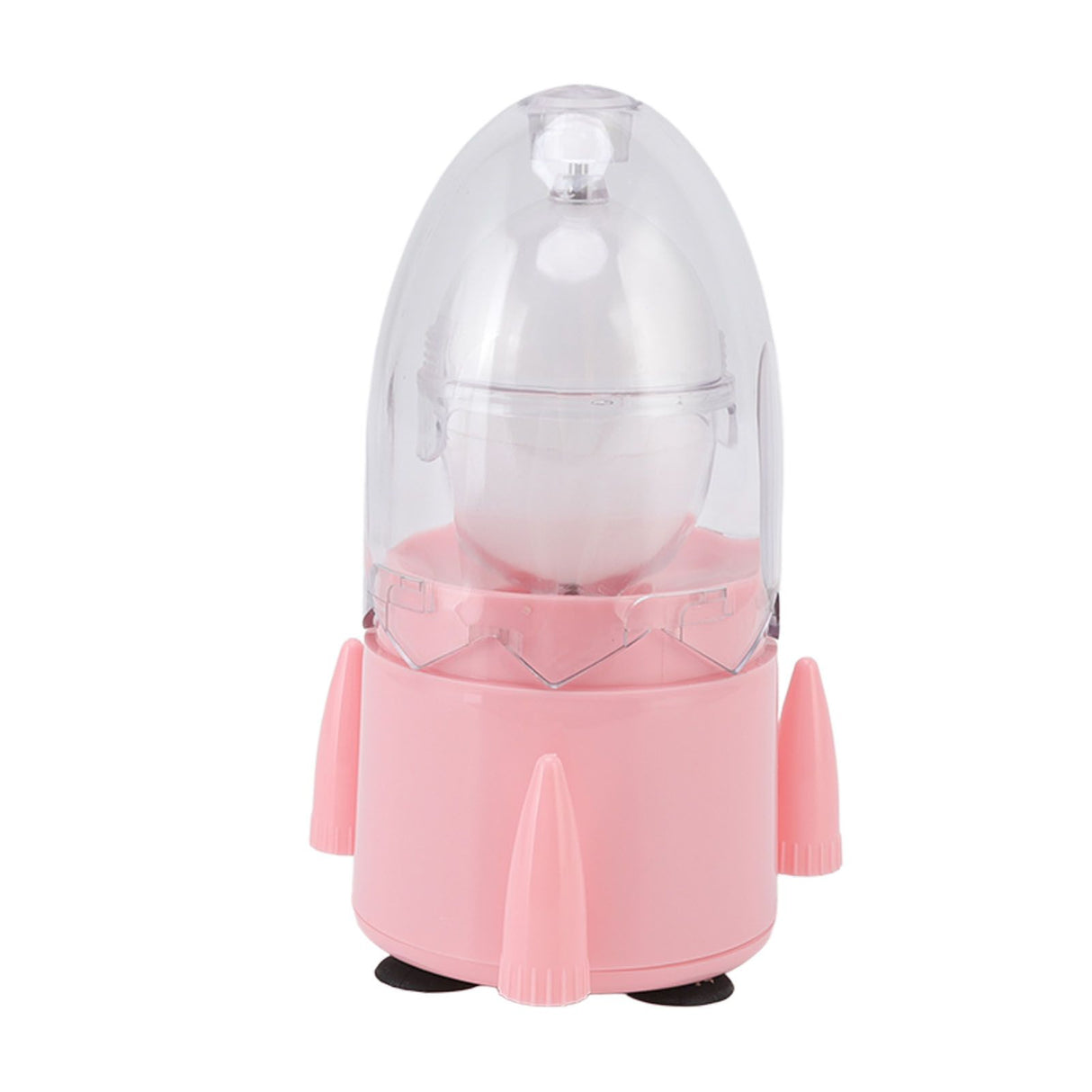 Egg Spinner Rechargeable Silicone Bottom Food Grade ABS Material Golden Egg Shakers for Home 15W 5V Pink