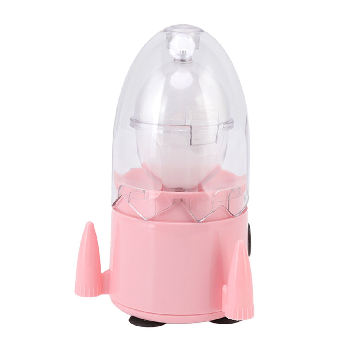 Egg Spinner Rechargeable Silicone Bottom Food Grade ABS Material Golden Egg Shakers for Home 15W 5V Pink