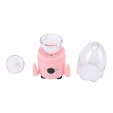 Egg Spinner Rechargeable Silicone Bottom Food Grade ABS Material Golden Egg Shakers for Home 15W 5V Pink - Rear View