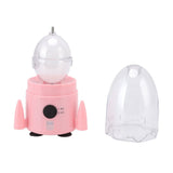 Egg Spinner Rechargeable Silicone Bottom Food Grade ABS Material Golden Egg Shakers for Home 15W 5V Pink - Close-Up Angle