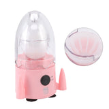 Egg Spinner Rechargeable Silicone Bottom Food Grade ABS Material Golden Egg Shakers for Home 15W 5V Pink - Low Angle