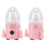 Egg Spinner Rechargeable Silicone Bottom Food Grade ABS Material Golden Egg Shakers for Home 15W 5V Pink